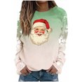 thumbnail image 1 of Chandails en Molleton Sans Capuche d'Halloween pour Femmes Imprimé Décontracté Coupe Ample Manches Longues Col Rond Haut d'Hiver pour Automne Printemps Mode de Rue Usage Quotidien Scolaire, 1 of 4