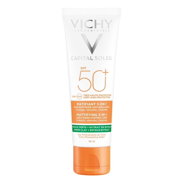 Vichy Protector Solar Anti-brillo Capital Soleil Matificante 3en1 FPS 50+