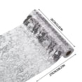 thumbnail image 3 of French Table Runner Silver Foil Sheer Mesh Wedding Table Decoration Placemat for Wedding Party Dining Table Centerpiece (28x275 cm), 3 of 7