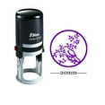 thumbnail image 1 of DESIGN d'Arbre Tampon Rond Auto-Encreur pour Enfants Personnalisé Tampon en Caoutchouc Brillant, 1 of 1
