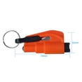 thumbnail image 3 of The Emergency Keychain Car Escape Tool,2-In-1Seatbelt Cutter And Window Breaker,1*Emergency Keychain Car Escape Tool, 2-In-1 Seat Belt Cutter And Window Breaker Clearance, 3 of 9