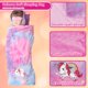 thumbnail image 4 of Set de saco de dormir para muñecas unicornio MSYO de 18 pulgadas, 4 of 7