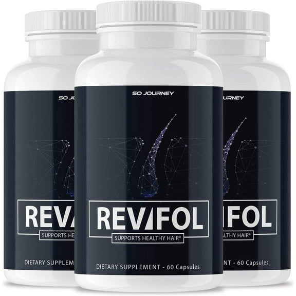 3 Pack Revifol Hair Growth Supplement 180 Capsules