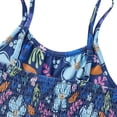 thumbnail image 6 of Sleeveless Summer Dresses Girls Spaghetti Strap Floral Vacation Tiered Dresses Casual Going Out Beach Outfits Dark Blue, 16 Years, 6 of 6