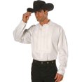 thumbnail image 2 of Scully RW032-WHT-L Mens Rangewear Long Sleeve Gambler Shirt- White- Large, 2 of 2