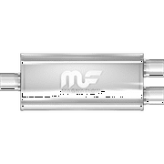 MagnaFlow Performance Muffler 12198: 3/2.5 Inlet/Outlet Universal Fit Stainless Steel