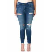 Cello Juniors' Plus Size Ripped Midrise Skinny Jean