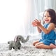 thumbnail image 5 of Peluche de elefante eléctrico para caminar, funciona a pilas, para niños pequeños, realista, con función de sonido y suave compañero de juego interactivo independiente., 5 of 6