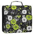 thumbnail image 5 of FORMRS Zipper Binder with Shoulder Strap 2-inch Ring 500 Sheet Capacity File Bag, White Flower Pattern, 5 of 5
