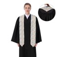 thumbnail image 4 of Logiee Ladybugs And Flowers Print Unisex Adult Graduation Stole Shawl 72" Long for Academic Commencements Shawl-Sharp Corner, 4 of 7