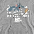 thumbnail image 2 of Tom and Jerry Movie In Pursuit Unisex Adult Pull-Over Hoodie,Athletic Heather, Small, 2 of 5