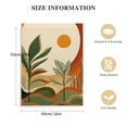 thumbnail image 2 of COMIO Boho Wall Art , MidCentury Modern Wall Prints Framed Canvas Paintings Minimalist Abstract Geometric Beige Orange Moon Plant Desert Nature Illustrations Artwork, Boho Wall Decor Ready To Hang, 2 of 5
