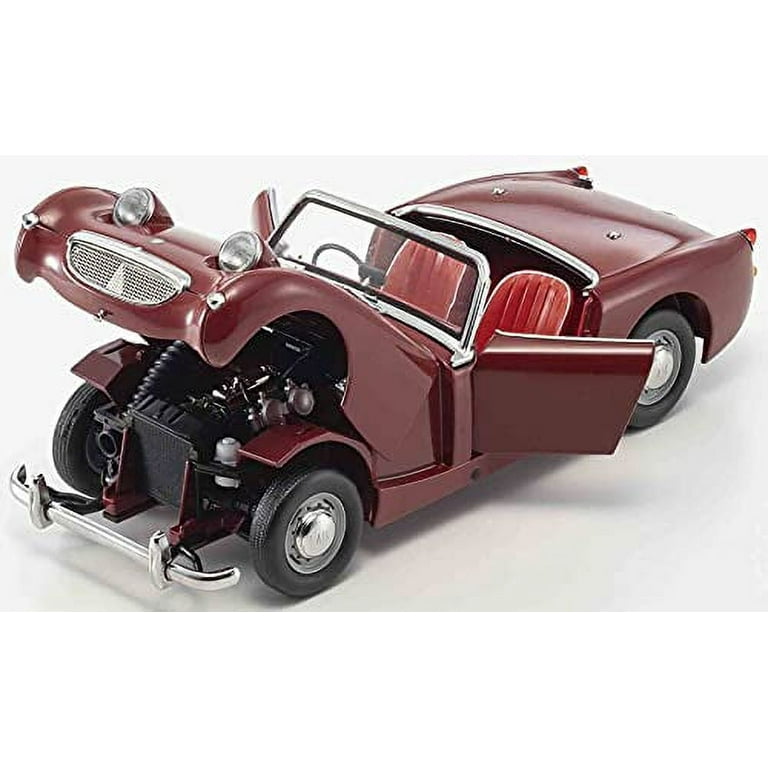 Kyosho 1-18 Scale Austin Healey Sprite Die Cast Car, Cherry Red