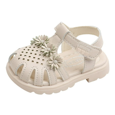 

Baby Sandals Fashion Flat Soft Walking Shoes Soft Bottom Baby Walking Sandals Boys Locker Slides Girls Pool Shoes