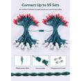 thumbnail image 4 of Luces Navideñas LED Moonflor C9 15m 50 LED para Exterior, 4 of 7