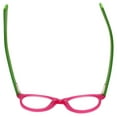 thumbnail image 3 of Eyebobs Designer Soft Kitty 2885-45 Women's Cat Eye Frame Eyeglasses in Pink/Green 48 mm, 3 of 4