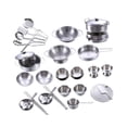 thumbnail image 4 of 25 Pieces Kids Pretend Play Cookware Set Kitchen Toys Durable Fine Polishing, 4 of 8