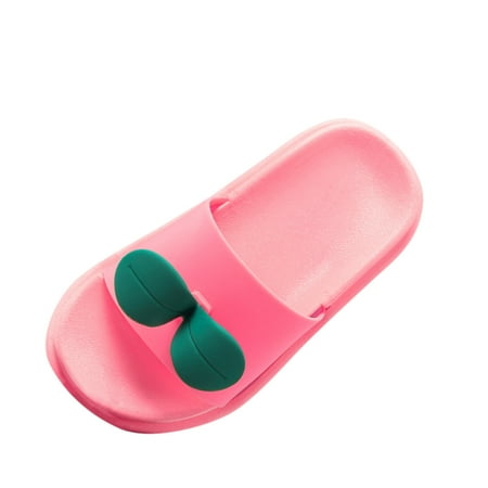 

Betiyuaoe Boys Slippers Toddler Kids Baby Girls Cartoon 3D Leaf Floral Non-Slip Shoes