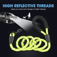 thumbnail image 5 of 5 ft Dog leash with comfortable padded handle and highly reflective wires Dog leashes-Green, 5 of 7