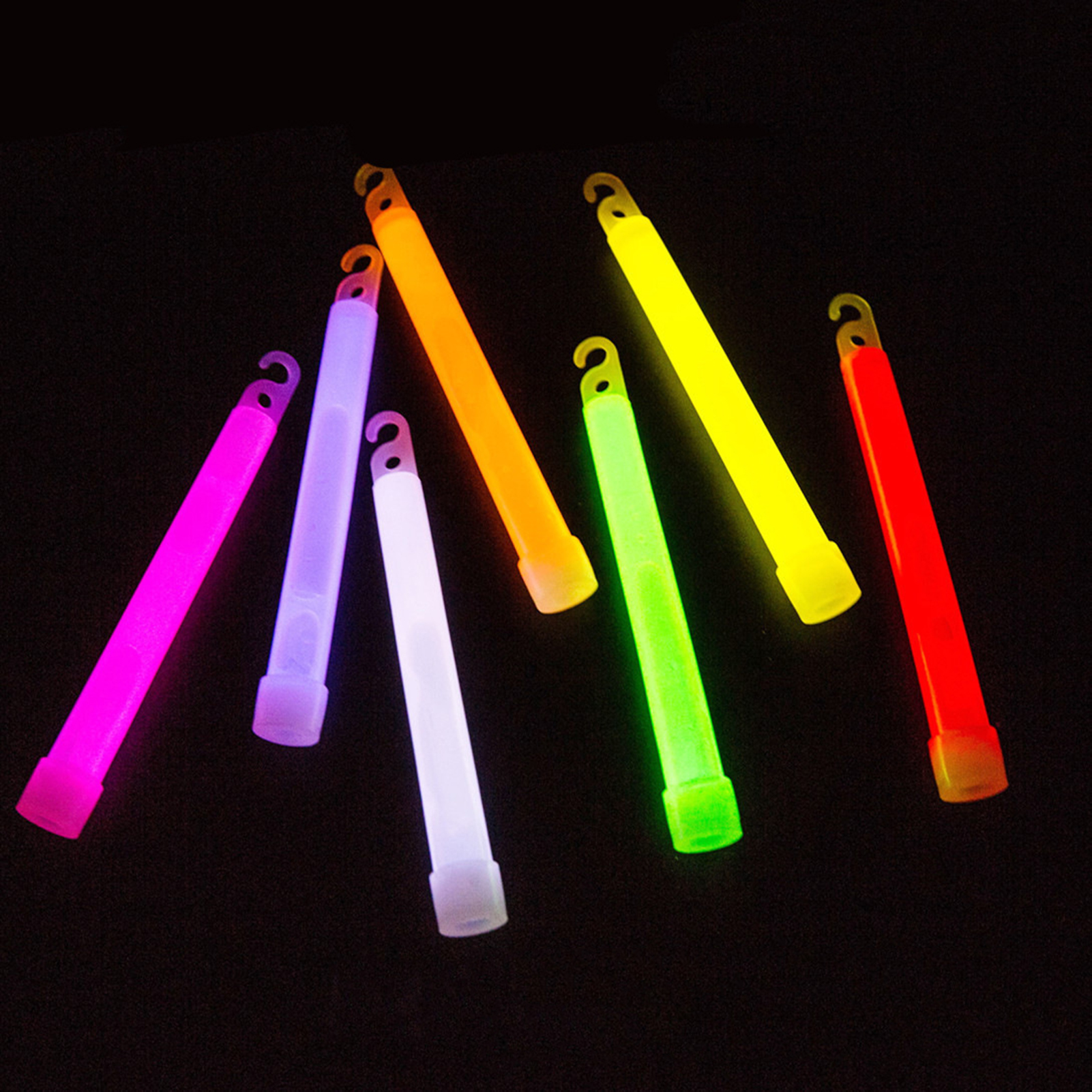 Bluethy 12Pcs Light Stick Ultrabright Long-lasting Disposable Multi-use Attractive Glow Stick for Camping - image 1 of 10