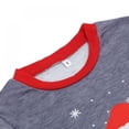 thumbnail image 4 of URMAGIC Matching Family Pajamas Sets Snowman Long Sleeve Red Plaid Pants Xmas Loungewear, 4 of 12