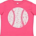 thumbnail image 4 of Inktastic Distressed Baseball in White Boys or Girls Toddler T-Shirt, 4 of 5