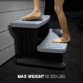 thumbnail image 3 of Puri Tech Universal Spa & Hot Tub Outdoor Steps No Slip Grip Support - 15 lb Light Gray, 3 of 6