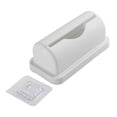 thumbnail image 3 of Dispensador de bolsas de basura, soporte para bolsas de basura, contenedores colgantes para montaje en pared, bolsa de basura Blanco, 3 of 9
