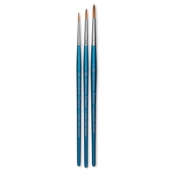 Winsor & Newton Cotman Watercolor Brush Set, 3-Brush Set #1