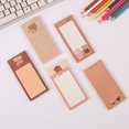 thumbnail image 2 of 2Pcs/100 Sheets Note Pad Long Strip Lined Stationery Cute Bear Pattern Message Pad for Students, 2 of 8