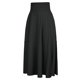 thumbnail image 2 of Falda larga plisada con cinturón dividido lateral de cintura alta para mujer Falda maxi con bolsillo sólida seitruly FS8985-05, 2 of 6