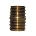 thumbnail image 1 of Homeplus+ Niple Corto de Latón 1/4" MPT x 1/4" MPT, 1 of 1