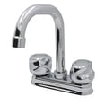 thumbnail image 1 of Llave Mezcladora Baño Lavabo Alfa  Cuerpo De Latón Cromada Reguilete Moderna, 1 of 4