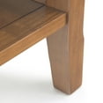 thumbnail image 4 of Simpli Home Acadian 14 inch Wide Solid Wood Transitional Narrow Side Table in Light Golden Brown, 4 of 10