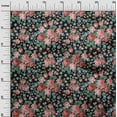thumbnail image 3 of oneOone Polyester Spandex Black Fabric Florals Fabric For Sewing Printed Craft Fabric By The Yard 56 Inch Wide, 3 of 4