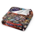 thumbnail image 2 of Mantas de felpa de Lightning McQueen para viajes, dormitorio, sala de estar, sofá, oficina, 2 of 8