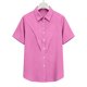 thumbnail image 5 of Camisas de Manga Larga para las Mujeres Suelto Ajuste Solapa Botón de Manga Corta Imitación Túnica de Lino, Camisas de Manga Larga para las Mujeres Bajo Scrubs Blusa Casual, 5 of 7