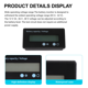 thumbnail image 3 of Lcd Battery Capacity Monitor Gauge Meter,Waterproof 12V/24V/36V/48V Lead Acid Battery Status Indicator,Lithium Battery Capacity Tester Voltage Meter Monitor Green Backlight, 3 of 5