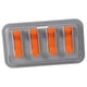 thumbnail image 1 of Ganchos plegables de pared para colgar sombreros y teléfono. naranja gris, 1 of 9