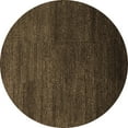 thumbnail image 1 of Ahgly Company Machine Washable Indoor Round Oriental Brown Industrial Area Rugs, 6' Round, 1 of 4