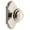 Polished Nickel, variant on Grandeur Arccir_Sd_Na Arc Solid Brass Single Dummy Door Knob - Brass