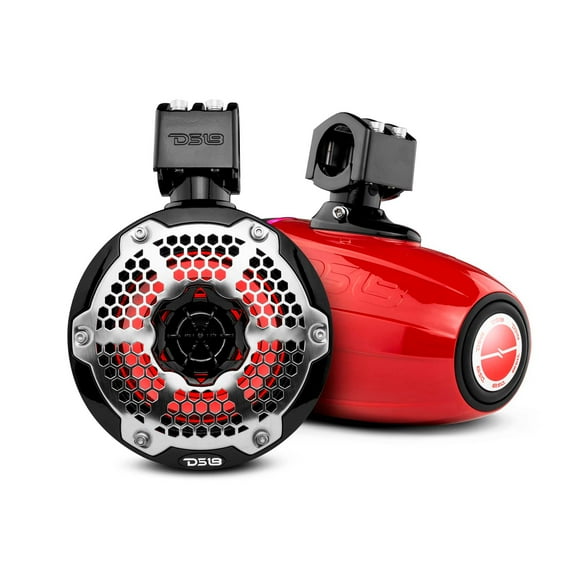 DS18 NXL-X6TPNEO/RD 6.5" Tower Speakers w/ Built-in Passive Radiator & 1" Driver