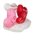 thumbnail image 3 of Northlight Lighted Valentine's Day Conversation Hearts Yard Inflatable, 38", 3 of 3