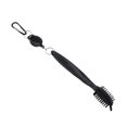 thumbnail image 1 of Golf Club Groove Brush Portable Double Sided Golf Putter Wedge Brush Retractable Keychain Design, Black Workhe, 1 of 3