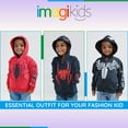 thumbnail image 3 of Marvel Spider-Man Fleece Matching Family Zip Up Cosplay Hoodie Toddler to Big Kid, 3 of 5