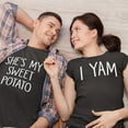 thumbnail image 6 of Couples Shirt She's My Sweet Potato I Yam Thanksgiving Couples T-shirt 2XL, Women I Yam, 6 of 6