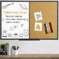 thumbnail image 5 of JILoffice Cork Board Whiteboard 48" x 36" Bulletin Board with Dry Erase Combo White Pin Board, 5 of 6