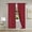 BURGUNDY, variant on 2 Piece black solid color matte light filtering blackout panel window curtain treatment with rod pocket 100% privacy 37" inch wide X 108" inch length each panel R64