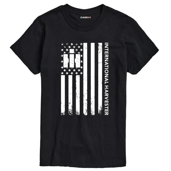 Case IH - Ih Vertical Flag - Men's Short Sleeve Graphic T-Shirt