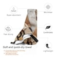 thumbnail image 3 of Balery Cute Bulldogs Apply Print Towels - Luxurious Jumbo Bath Sheet - Highly Absorbent and Quick Dry Extra Large Bath Towel - Super Soft Hotel Quality Towel-, 3 of 8